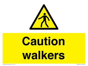 Caution walkers